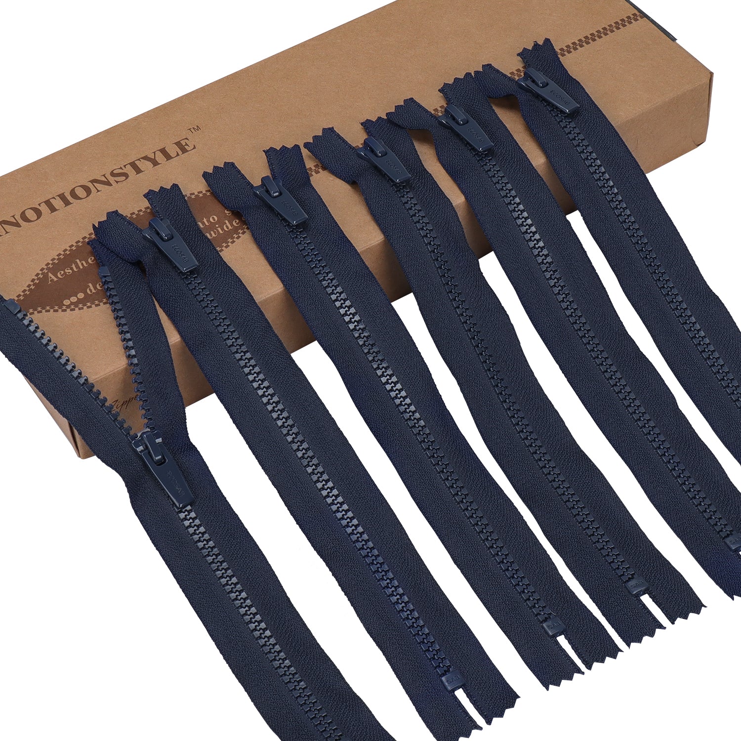 Eco-Recycled Plastic Zipper #5 Navy Blue 22D101633