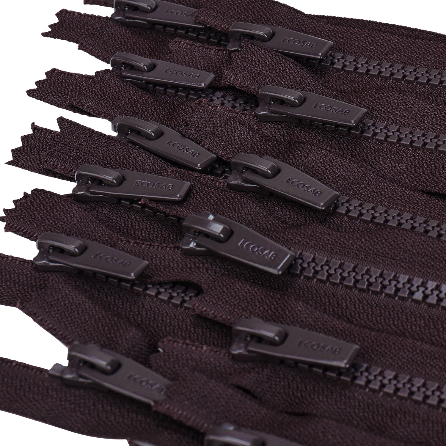 Eco-Ocean-Recycled Plastic Zipper #5 Brown 22D101690
