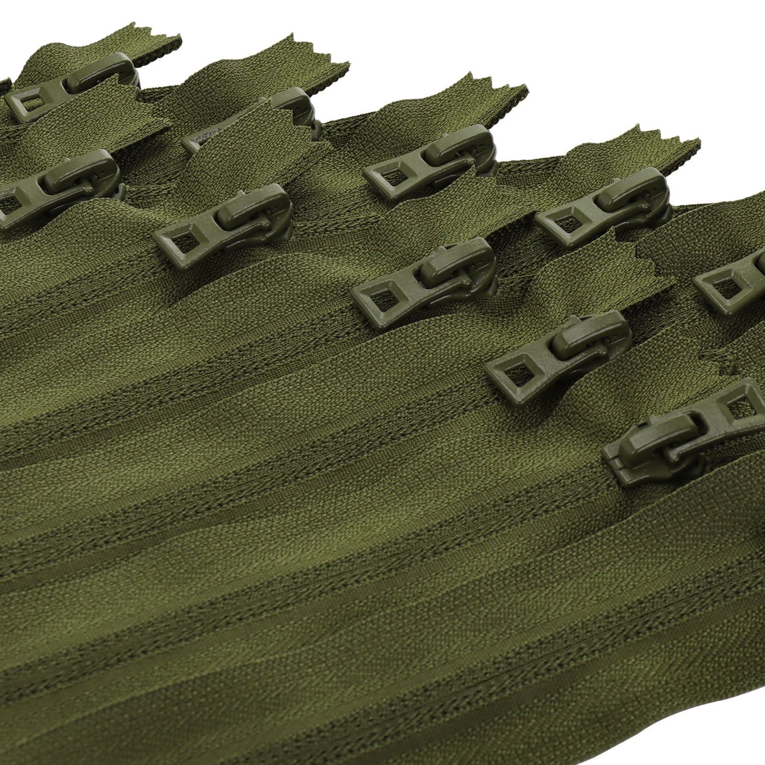 Film Free Water Repellent Zipper #5 Olive Green  22Z006422F