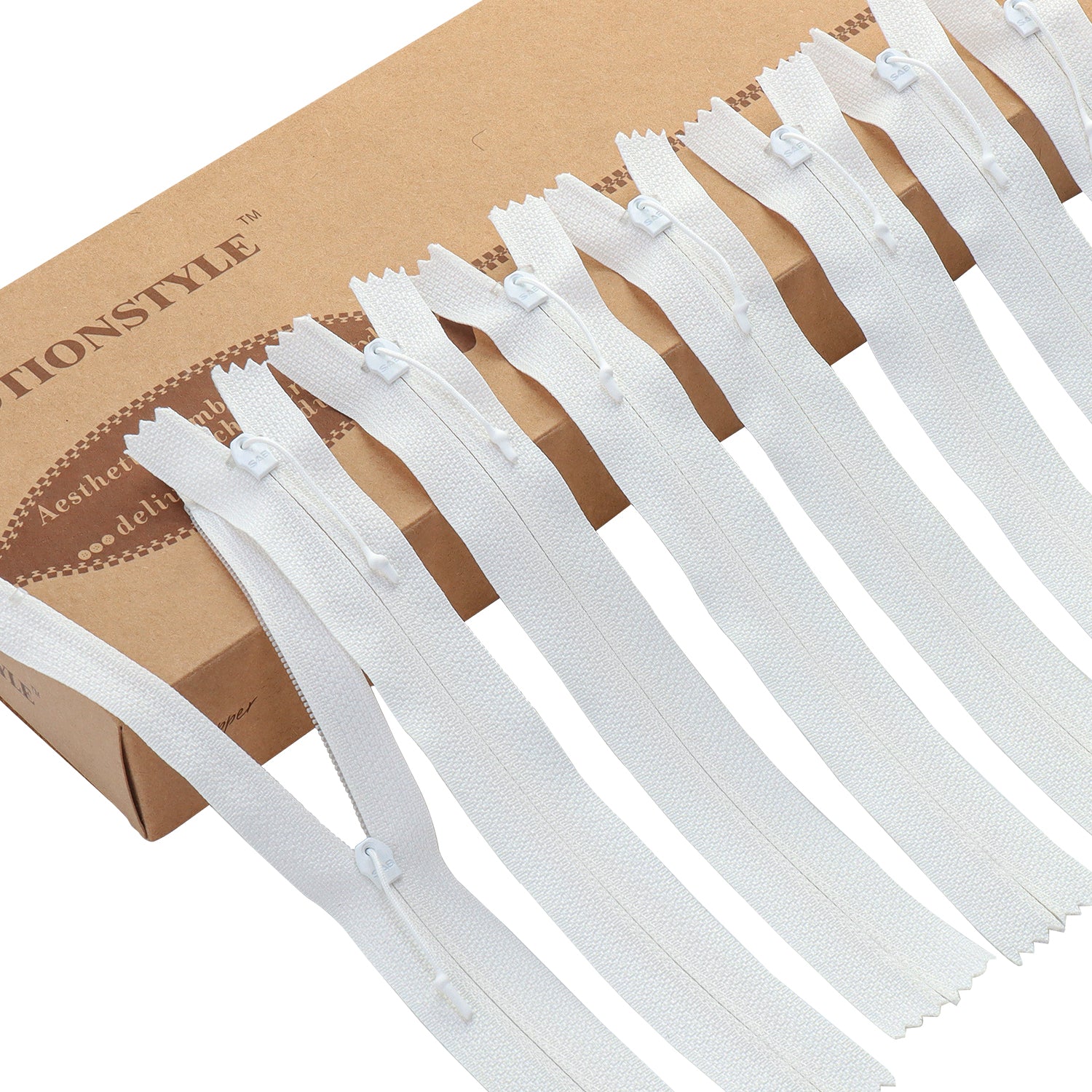 Huntless Double-sided Zipper  #3 Off White 23N027306