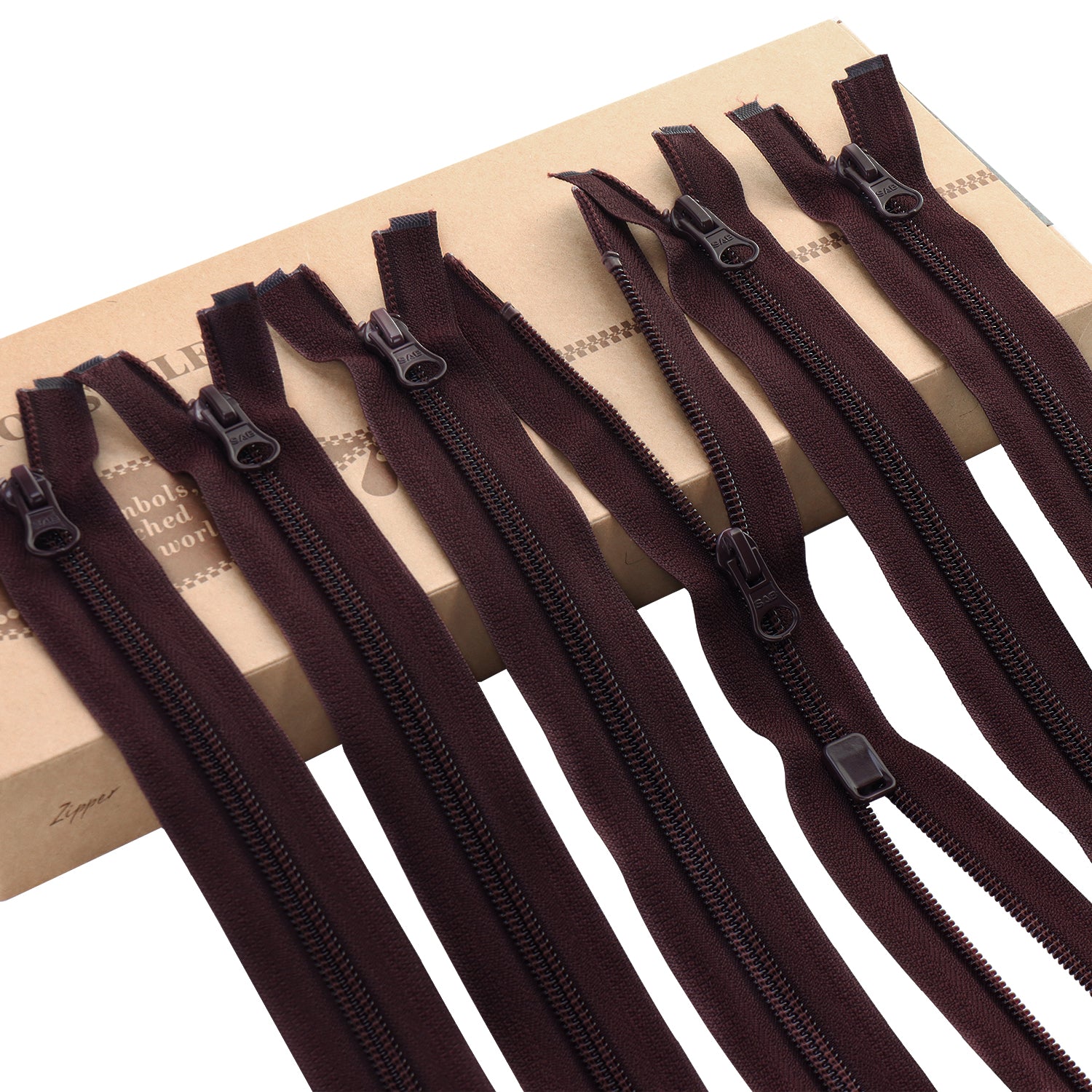 Quick Release Slider Zipper #5 Brown 24Z025157