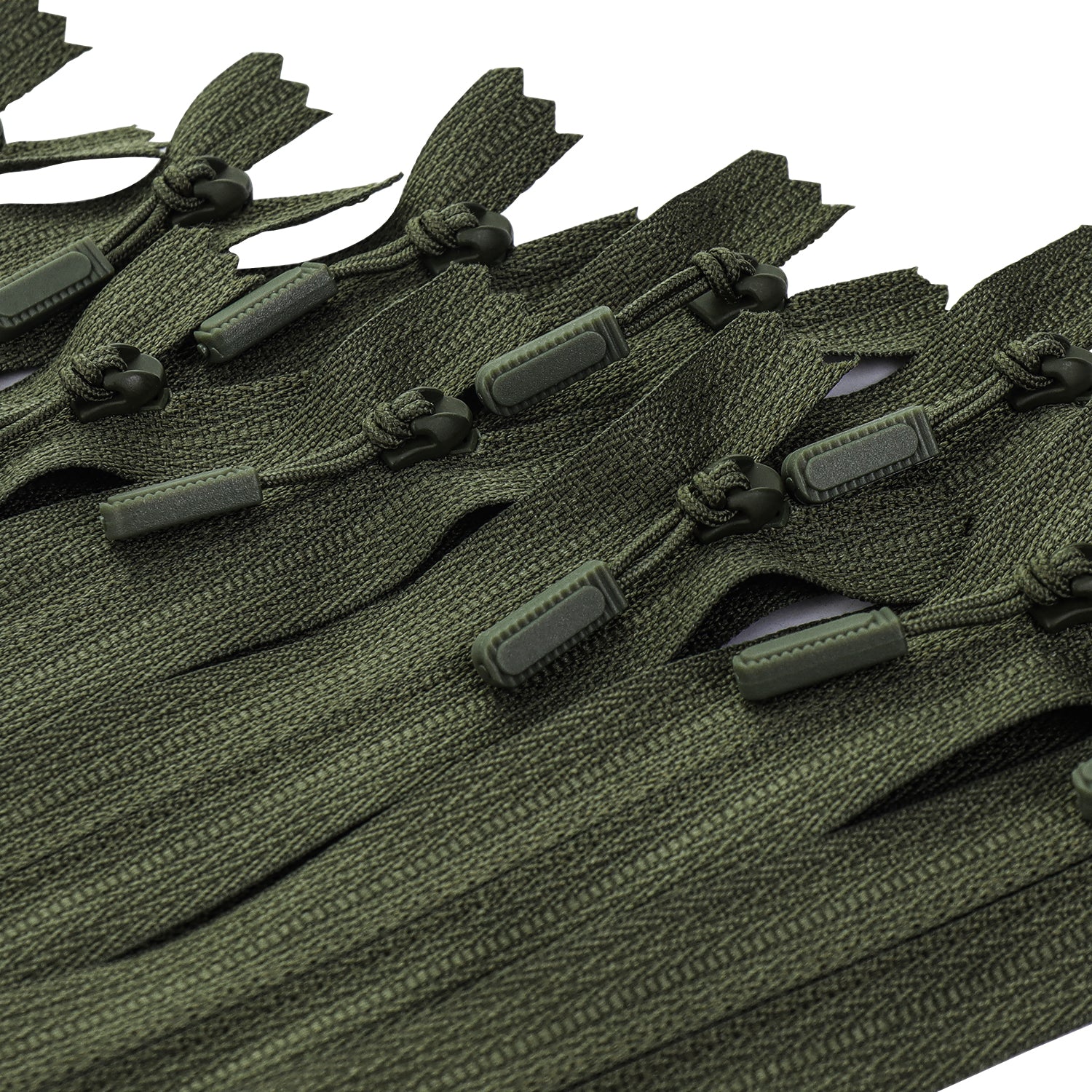 Lightweight Cord Puller Zipper  #3 Olive Green 24Z075826