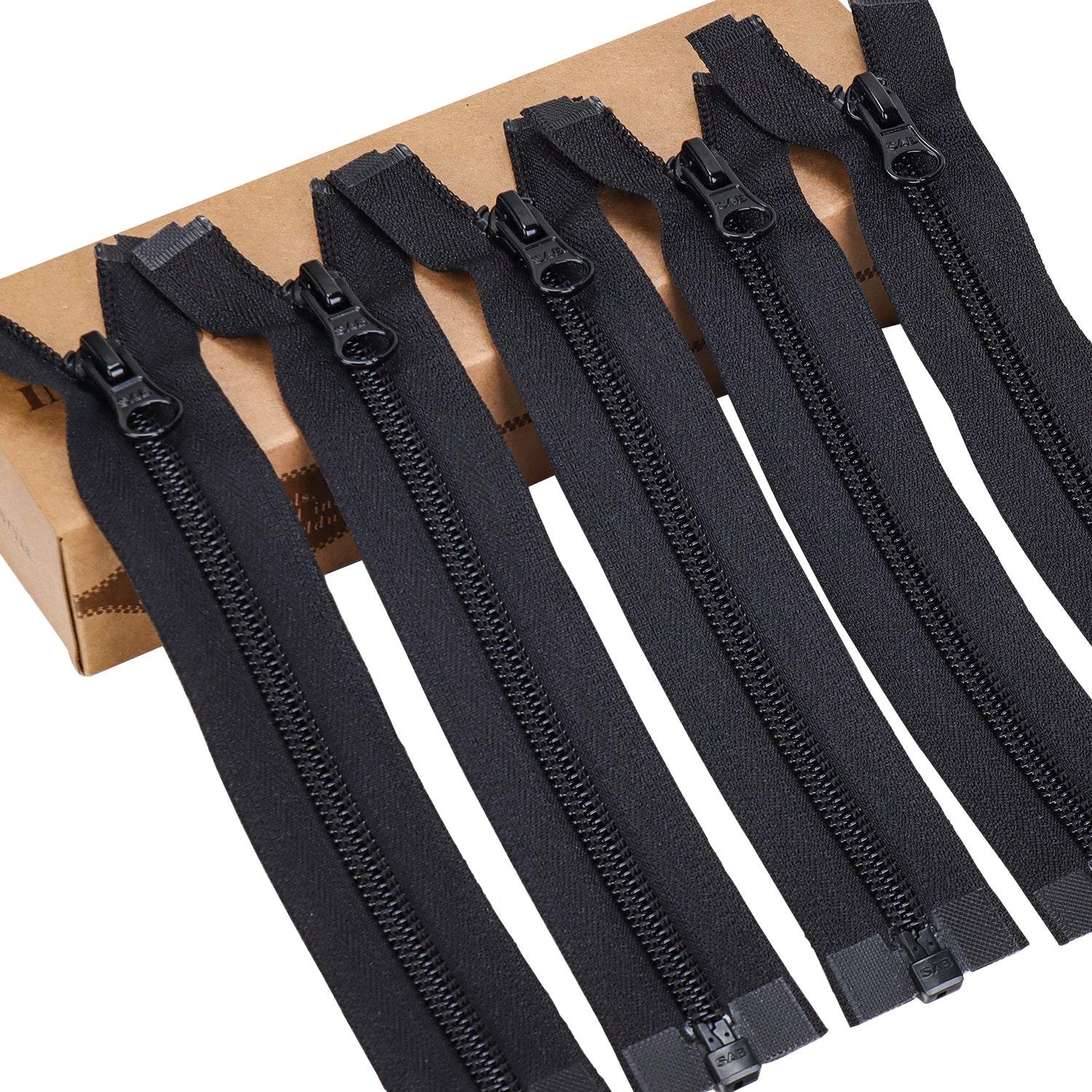 #7 Nylon Black Zipper 17cm / 6 Inch