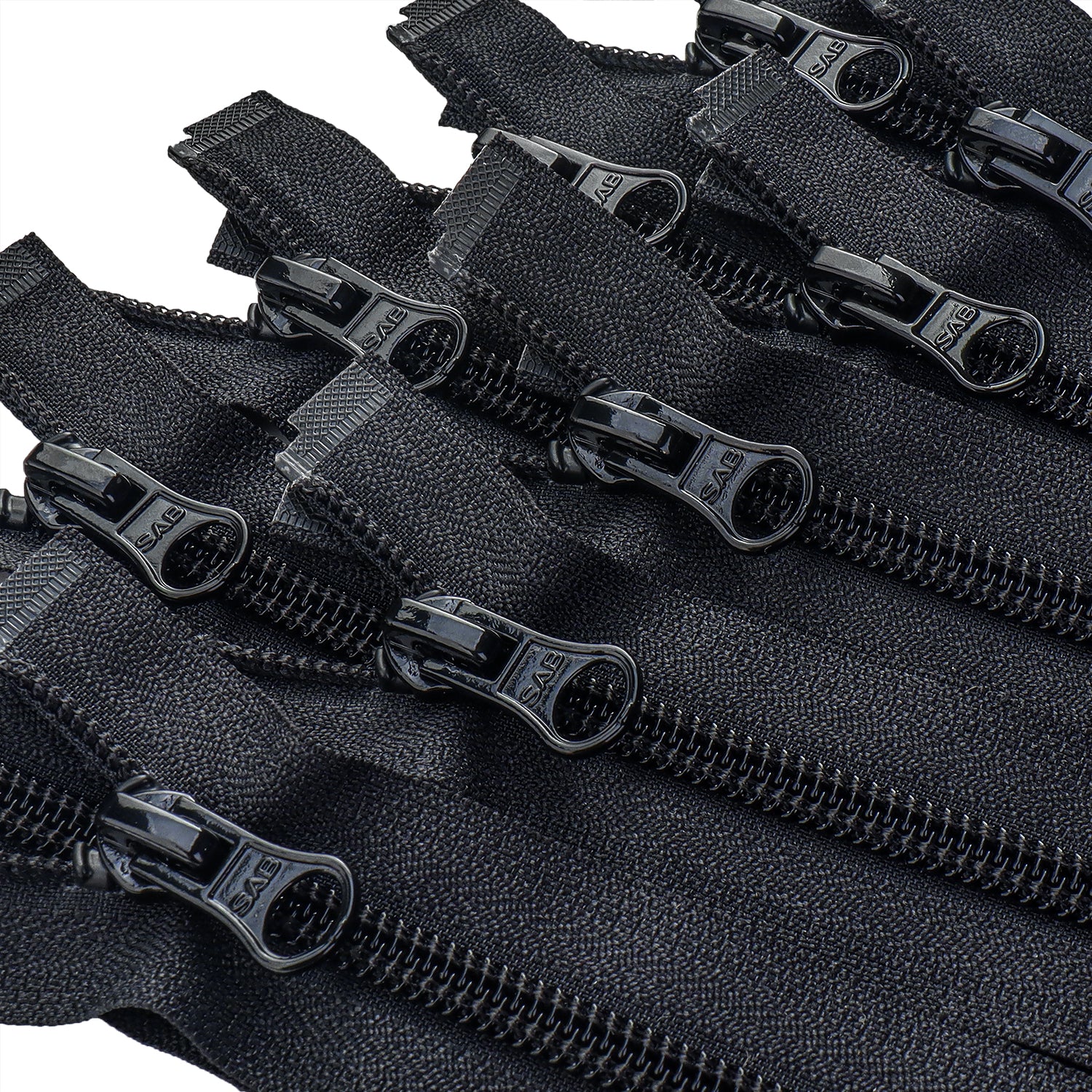 #7 Nylon Black Zipper 17cm / 6 Inch