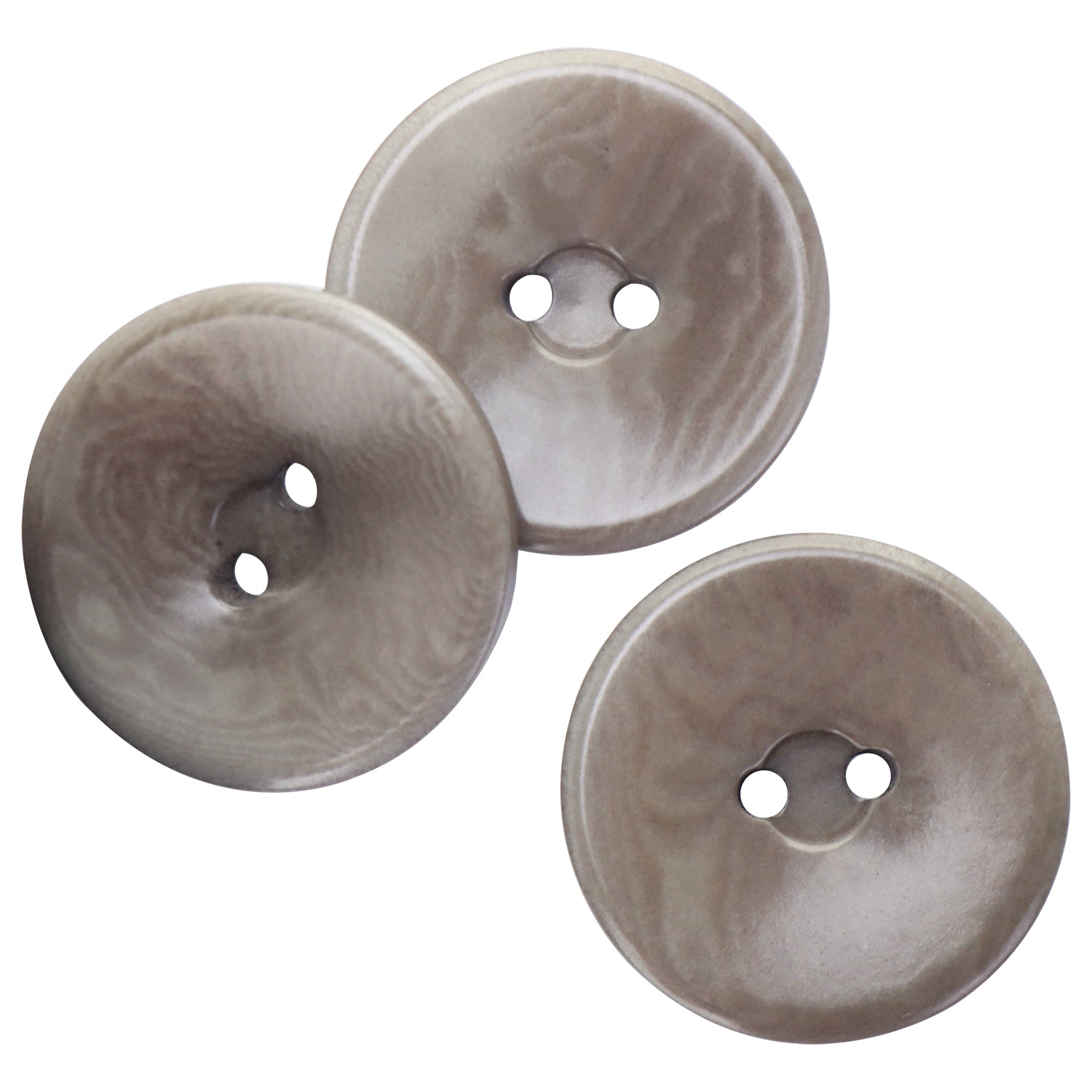 Premium Buttons 25mm/40L 2-Hole Gray JAD00174K