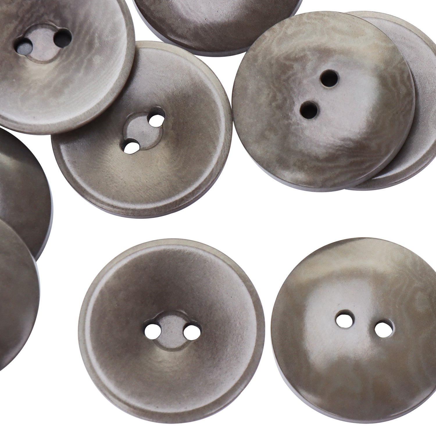 Premium Buttons 25mm/40L 2-Hole Gray JAD00174K